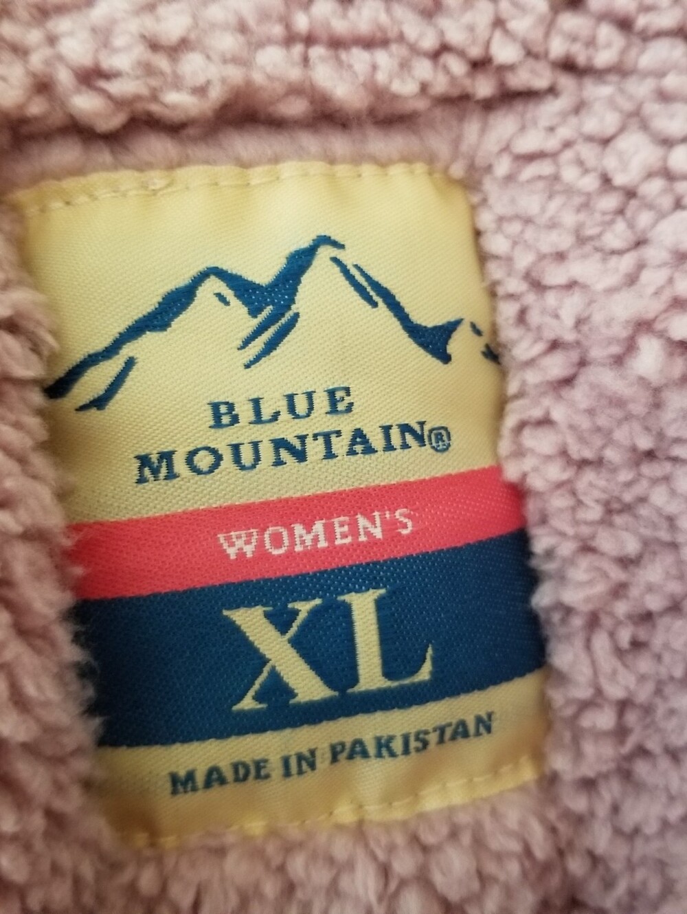 Blue Mountain Sherpa-Lined Hoodie Swestshirt Jacket Size XL NWT - Picture 8 of 9